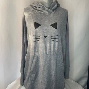 Lightweight Cat Hoodie, XL
